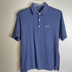 Patagonia Men's Trout Fitz Roy Short Sleeve Polo Shirt Sz S